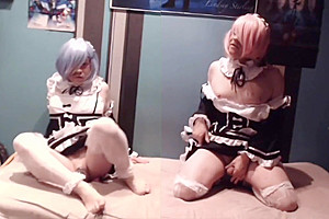 Rem and ram cosplay...