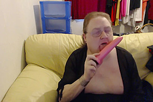 Playing With Dildo First Vid In 15 Years...