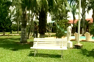 Extreme jerking off on the bench thumbnail