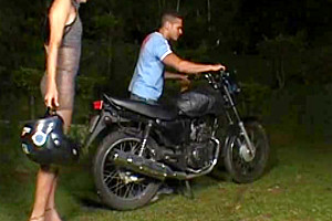 TS drills a guy on a bike thumbnail