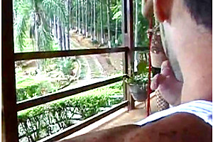 Guy bonking blonde shemale thumbnail