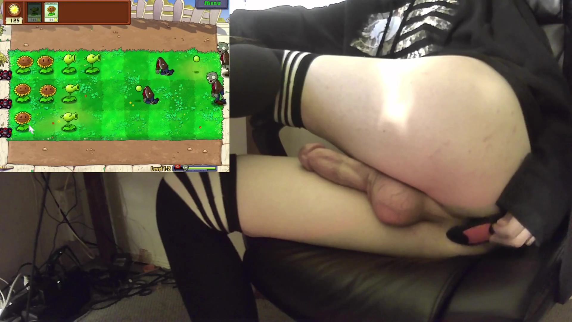 Femboy Gaming Plants Vs Zombies #1 + Thrusting Buttplug Shemale Porn Video - Shemale and Tranny Porn Tube